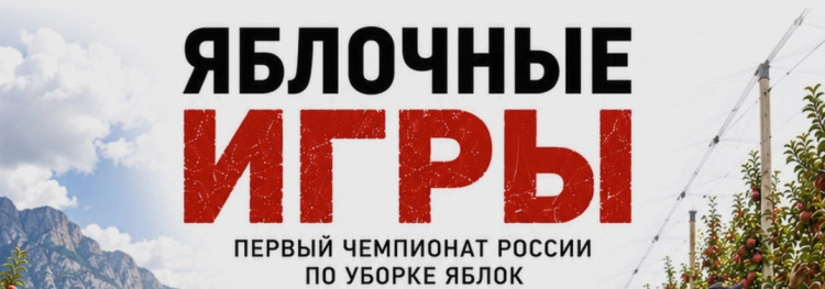 Первый в России чемпионат по сбору яблок «Яблочные игры»