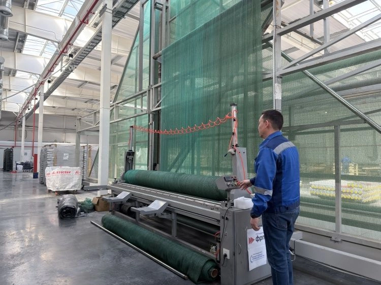 В Астраханской области запущено производство затеняющей сетки