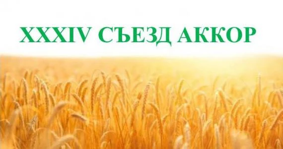 XXXIV съезд АККОР пройдет 9-10 февраля