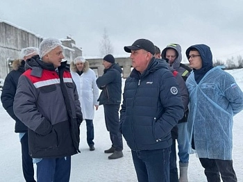 Рабочая поездка в АО «Племзавод «Оредежский»