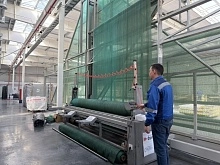 В Астраханской области запущено производство затеняющей сетки