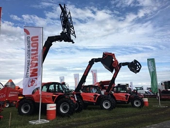 Manitou проводит демо-шоу телескопических погрузчиков