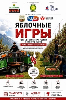 Первый в России чемпионат по сбору яблок «Яблочные игры»