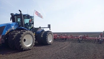 Рекорд “Самая большая производительность культиватора в России”
