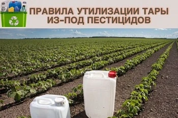 Об обязательной утилизации тары из-под пестицидов