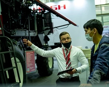 Техника Ростсельмаш на AgriTekAstana 2021