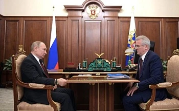 Иван Белозерцев презентовал проект «Дамате» Президенту РФ Владимиру Путину