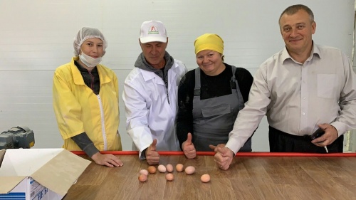 На новой птицефабрике Пензенской области получена первая партия яиц