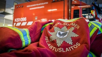 В Центральной Финляндии около 25 коров погибло при пожаре