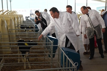 Дмитрий Патрушев посетил животноводческий комплекс КРС «Троицкий»
